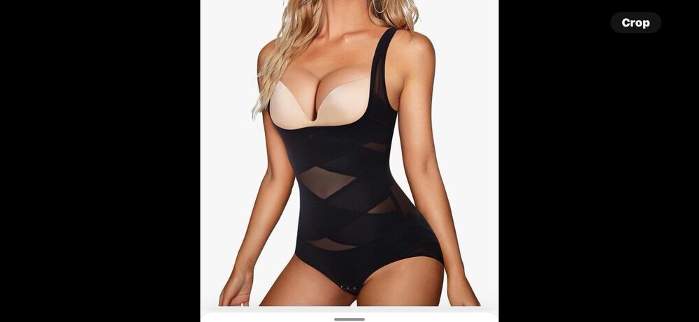 REYEOGO Shapewear Bodysuit for Women Tummy Control Butt Lifter Panty Hi-Waist M